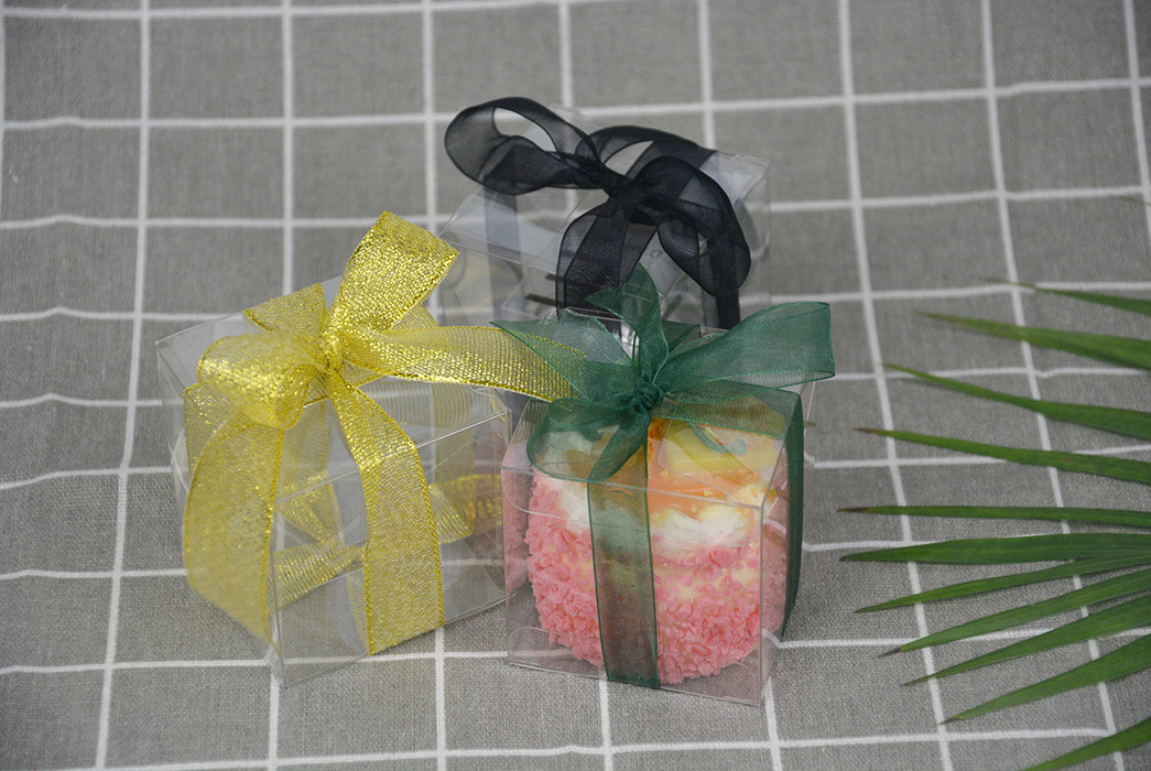 Jiamu-666 Small Transparent Folding Plastic Packaging Box For Mini Gift
