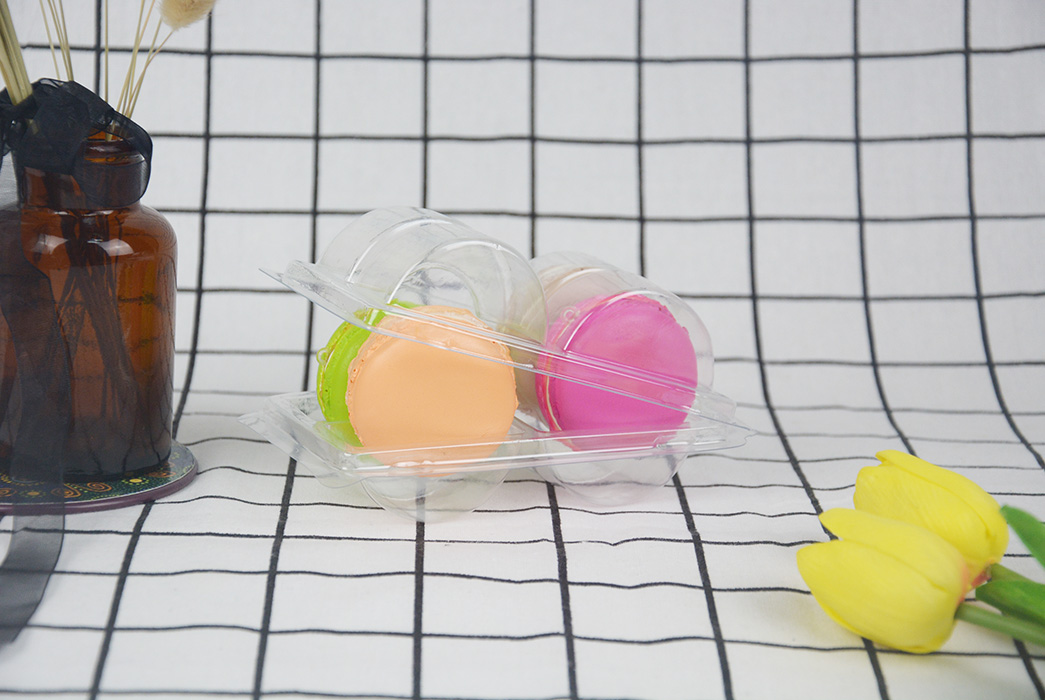 Jiamu-Customized Clear Pet 4 Macarons Blister Pack | Food Blister