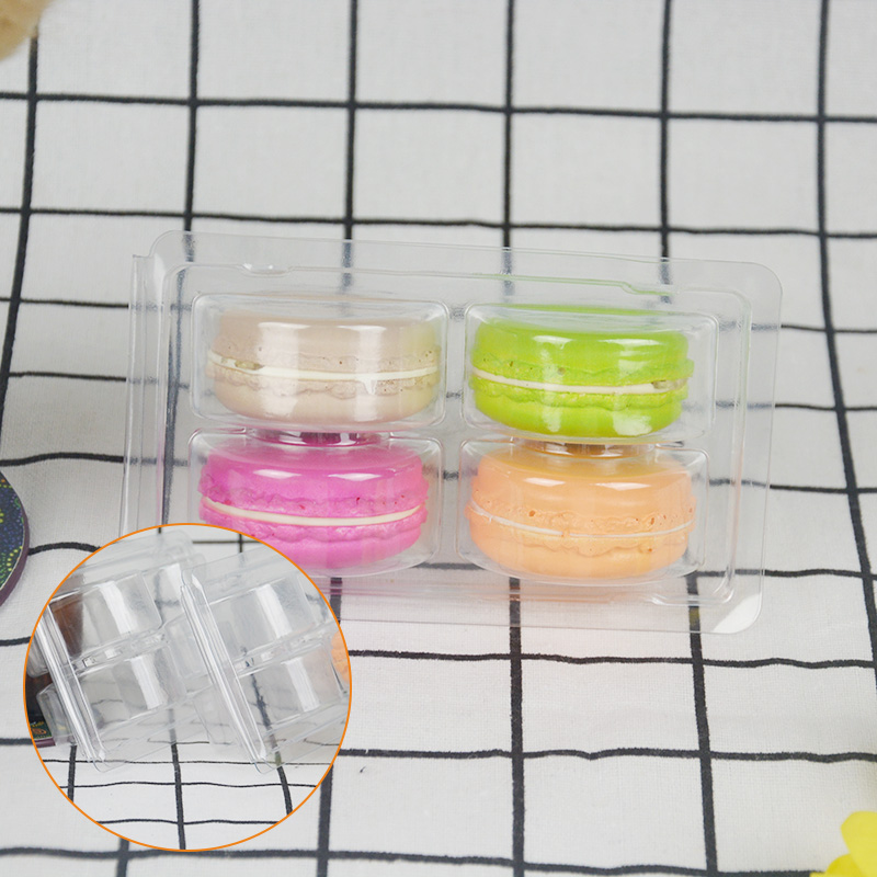Jiamu-Customized Clear Pet 4 Macarons Blister Pack | Food Blister-2