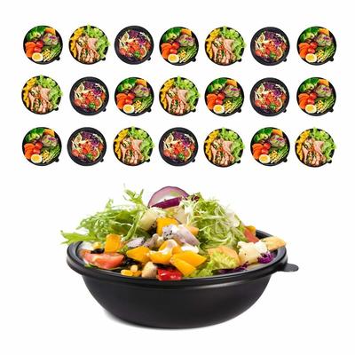 FHLP PP Food Grade Plastic Fruit Salad Bowl